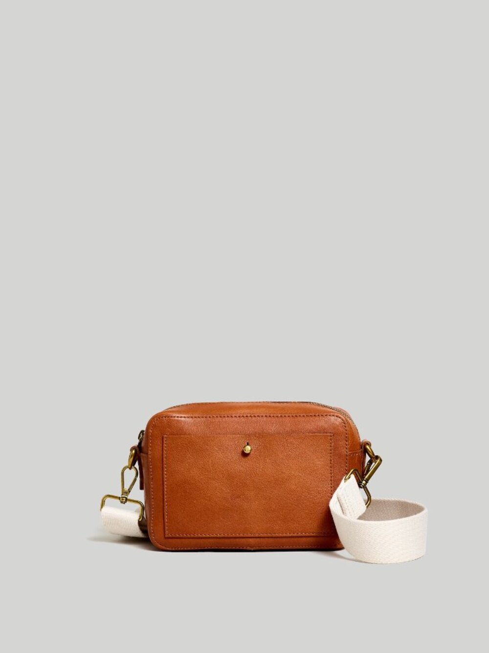 Madewell The Transport Camera Bag English Saddle Camel Brown Tan Crossbody Bag